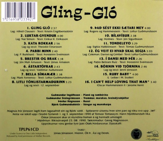 Bjork: Gling-Glo [CD]