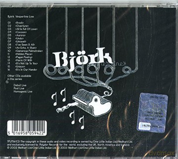 Bjork: Vespertine Live [CD]