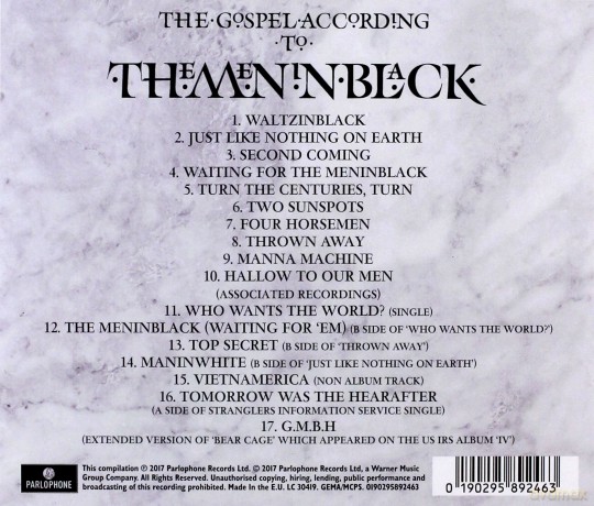The Stranglers: The Gospel According To (The Meninblack) (2017 Repackage) [CD]