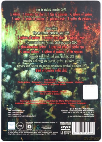 Decapitated: Human's Dust (Metalstarpack) Ltd [DVD]