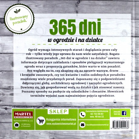 365 dni w ogrodzie i na działce [KSIĄŻKA]
