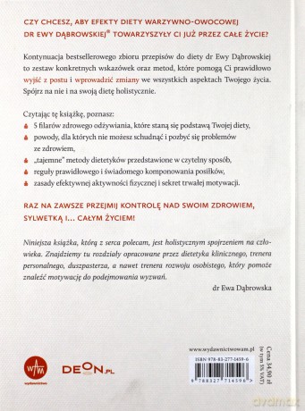 Dieta warzywno-owocowa i co dalej - Beata Anna Dąbrowska [KSIĄŻKA]