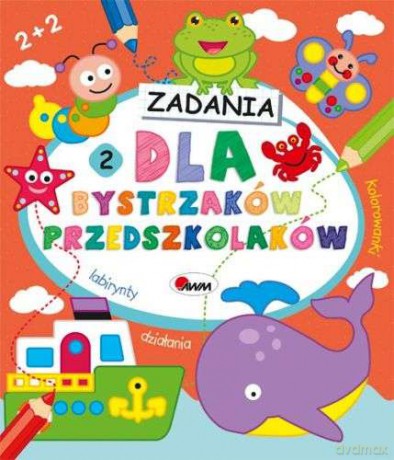 Dla bystrzaków przedszkolaków zadania 2 - Piotr Kozera [KSIĄŻKA]