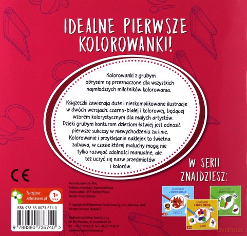Dom. Kolorowanki z grubym obrysem - Agnieszka Matz [KSIĄŻKA]
