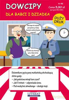 Dowcipy dla babci i dziadka. Duży druk - Przemysław Adamczewski [KSIĄŻKA]