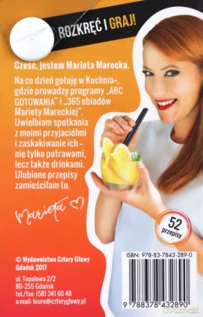Drinki i przekąski z Marietą. Karty do gry - Marieta Marecka [KSIĄŻKA]