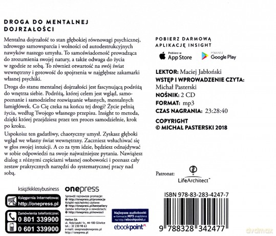 Insight. Droga do mentalnej dojrzałości - Michał Pasterski [AUDIOBOOK]