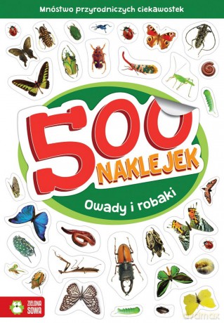 Owady i robaki 500 naklejek [KSIĄŻKA]