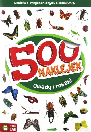 Owady i robaki 500 naklejek [KSIĄŻKA]