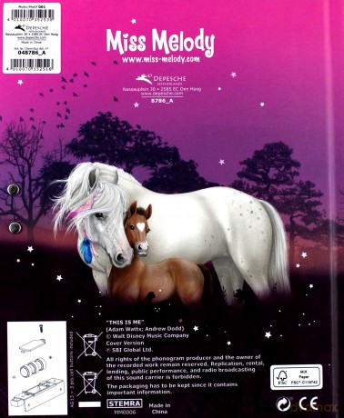 Pamiętnik na kod Miss Melody różowy