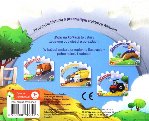 Pracowity traktor Antoni. Bajki na kółkach [KSIĄŻKA]