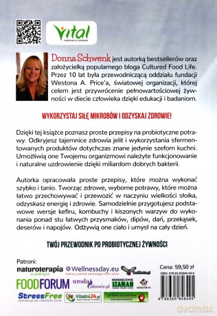 Probiotyczne słoiki dla zabieganych. Ponad 100 przepisów na pyszne dania dla twojego zdrowia - Donna Schwenk [KSIĄŻKA]