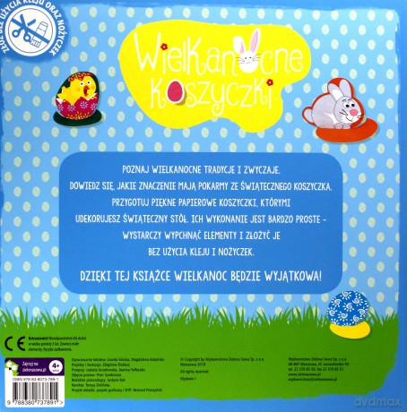 Wielkanocne koszyczki. Wypychanki wielkanocne - Natalia Berlik [KSIĄŻKA]