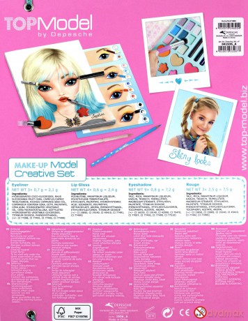 Zestaw kreatywny make up Top Model