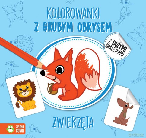 Zwierzęta. Kolorowanki z grubym obrysem - Agnieszka Matz [KSIĄŻKA]
