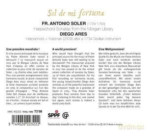Antonio Soler Diego Ares: Sol De Mi Fortuna (digipack) [CD]