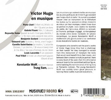Konstantin Wolff Trung Sam: Victor Hugo En Musique (digipack) [CD]