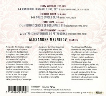 Alexander Melnikov: Four Composers Four Pieces Four Pianos (digipack) [CD]