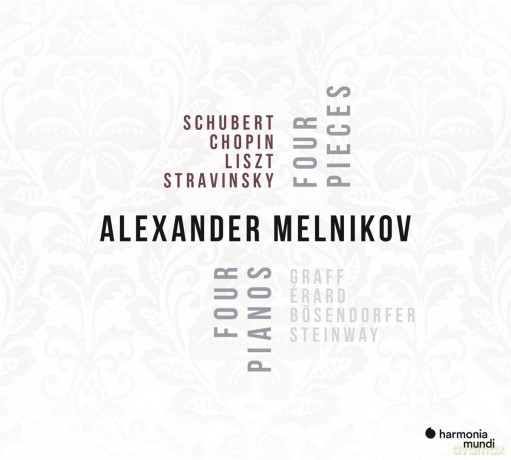 Alexander Melnikov: Four Composers Four Pieces Four Pianos (digipack) [CD]
