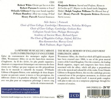 Musique Et Musiciens A Westminster: Resonance (digipack) [2CD]
