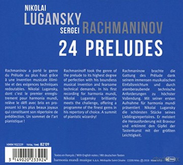 Rachmaninov: 24 Preludes Lugansky (digipack) [CD]