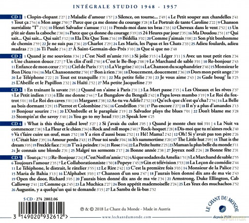 Henri Salvador: A Saint Germain Ded Pes [5CD]