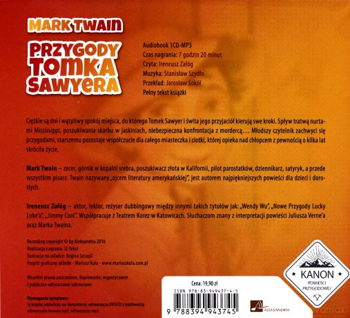 Przygody Tomka Sawyera - Mark Twain [AUDIOBOOK]