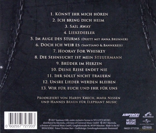 Santiano: Im Auge des Sturms [CD]