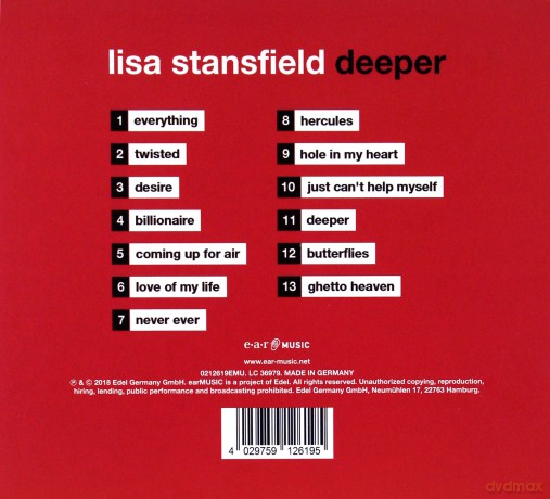 Lisa Stansfield: Deeper (digipack) [CD]