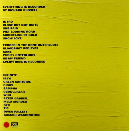 Everything Is Recorded: Everything Is Recorded By Richard Russell (Limited) (Yellow) [Winyl]