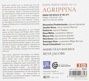Handel: Agrippina Jacobs [3CD]