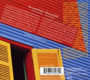 Bernarda Fink Marcos Fink: Canciones Argentinas [CD]
