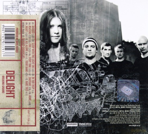 Delight: Breaking Ground (+ Bonus Videoclip) (Digipack) [CD]