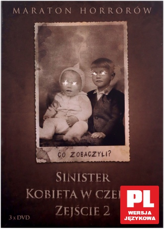 Maraton horrorów: Sinister / Kobieta w czerni / Zejście 2 [3DVD]