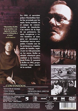 Życie za życie. Maksymilian Kolbe [DVD]