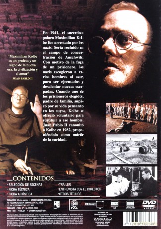 Życie za życie. Maksymilian Kolbe [DVD]
