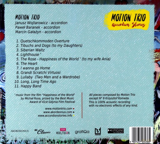 Motion Trio: Accordion Stories [CD]