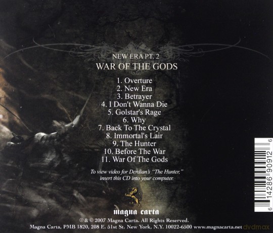 Deridian: New Era Pt. 2: War Of The Gods [CD]