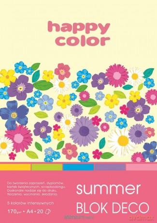 Blok A4/20K Deco Summer 170 g