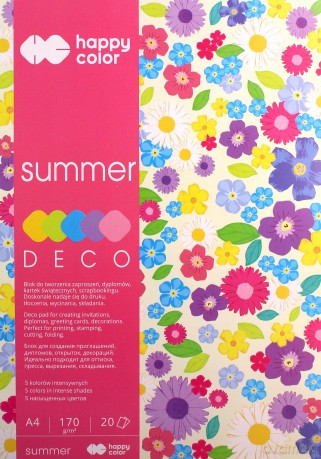 Blok A4/20K Deco Summer 170 g