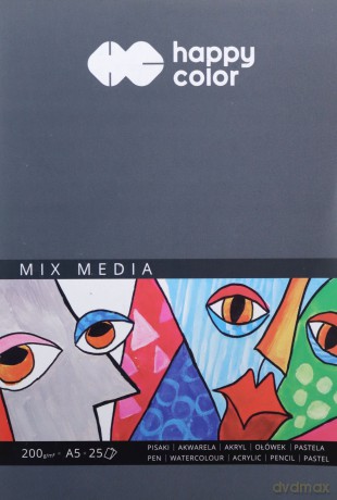 Blok MIX MEDIA ART A5/25K 200 g
