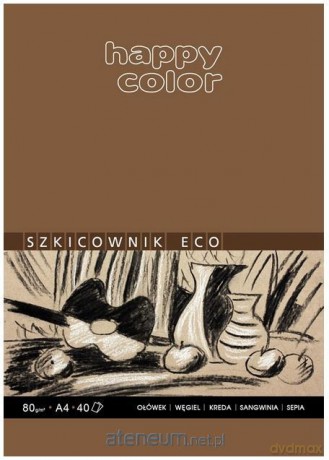 Blok szkicowy ECO A4 80K 80 g