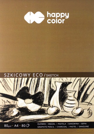 Blok szkicowy ECO A4 80K 80 g