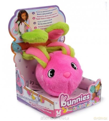 Bunnies Króliczek magnetyczny różowo-zielony