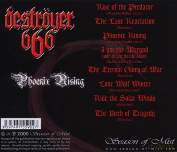 Destroyer 666: Phoenix Rising [CD]