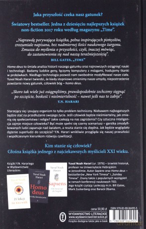 Homo Deus. Krótka historia jutra - Yuval Noah Harari [KSIĄŻKA]