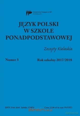 Język polski w szkole ponadpodstawowej nr 3 2017/2018 [KSIĄŻKA]