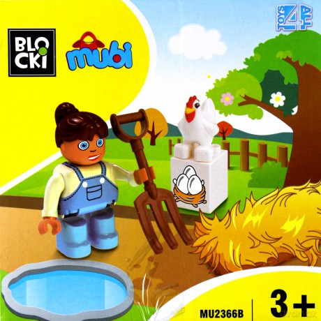 Klocki Blocki Mubi Figurka Farmerka [KLOCKI]