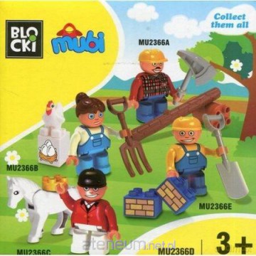 Klocki Blocki Mubi Figurka Piłkarz [KLOCKI]