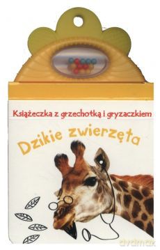 Książeczka z grzechotką. Dzikie zwierzęta [KSIĄŻKA]
